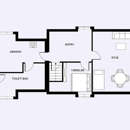 Appartement Hawbakken - Høloftet&kostalden *